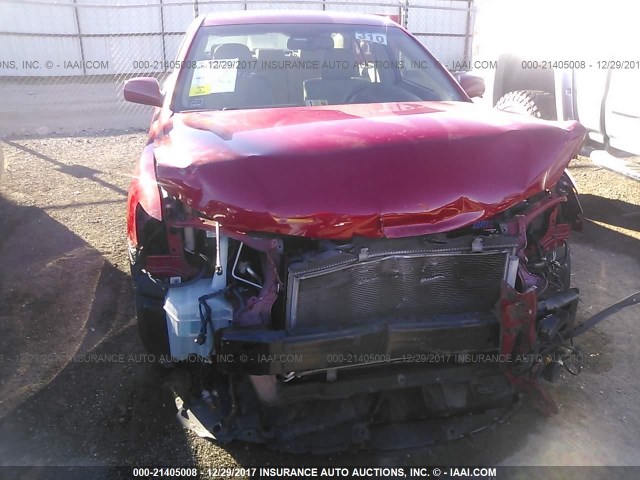 4T1BK46K57U002408 - 2007 TOYOTA CAMRY NEW GENERAT LE/XLE/SE RED photo 6