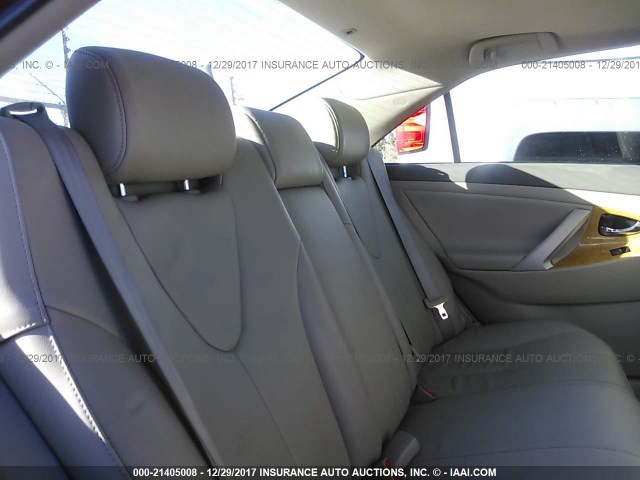 4T1BK46K57U002408 - 2007 TOYOTA CAMRY NEW GENERAT LE/XLE/SE RED photo 8