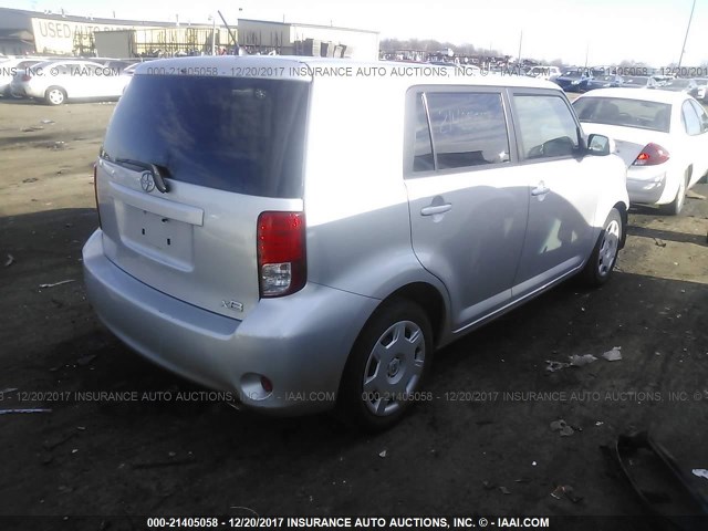 JTLZE4FE8B1128264 - 2011 TOYOTA SCION XB ვერცხლისფერი ფოტო 4
