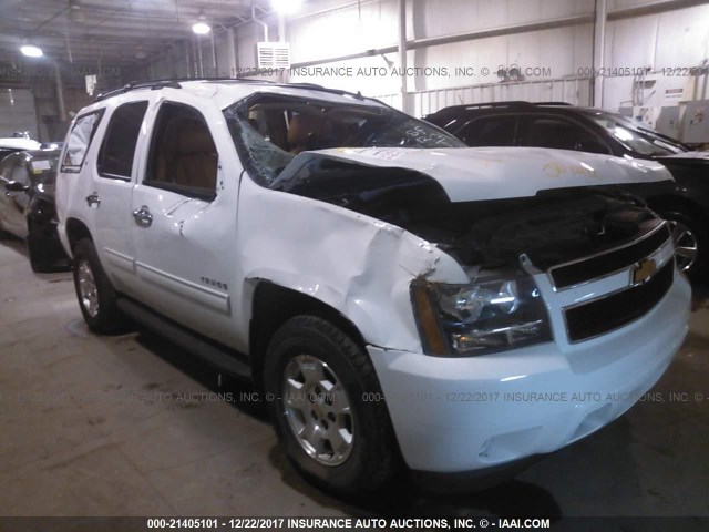 1GNUKBE07AR147629 - 2010 CHEVROLET TAHOE K1500 LT WHITE photo 6