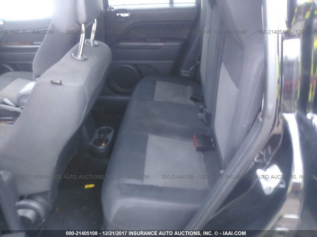1C4NJCEB4CD626873 - 2012 JEEP COMPASS LATITUDE 黑色 照片 8