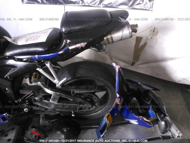 JH2PC37015M204536 - 2005 HONDA CBR600 RR BLUE photo 6