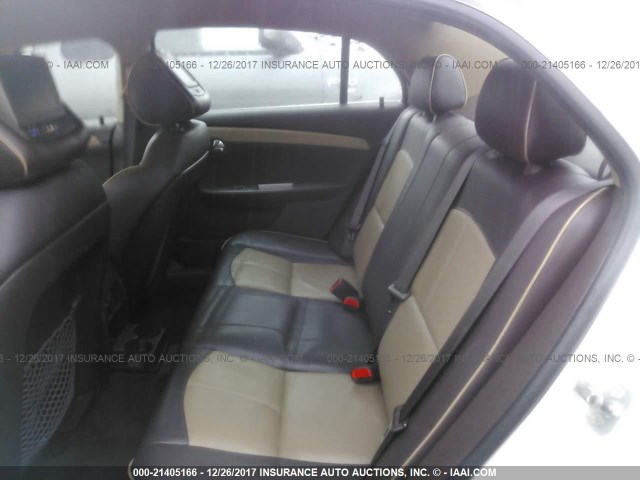 1G1ZE5EB5AF238191 - 2010 CHEVROLET MALIBU LTZ 奶油色 照片 8