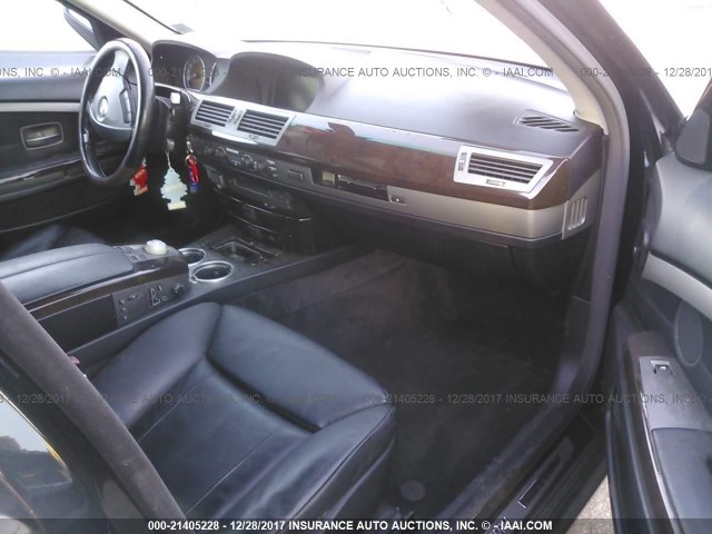 WBAGN63574DS54374 - 2004 BMW 745 LI BLACK photo 5