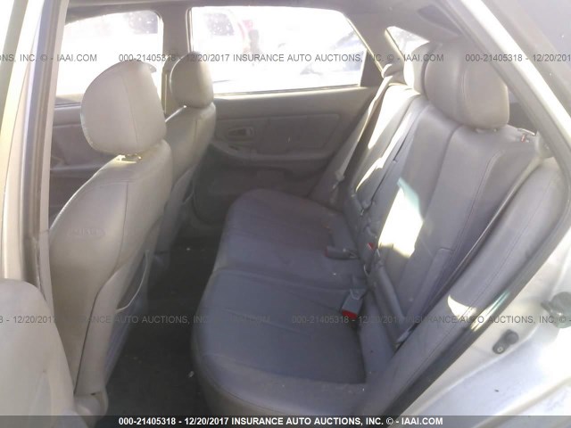 KMHDN56D05U156190 - 2005 HYUNDAI ELANTRA GLS/GT SILVER photo 8