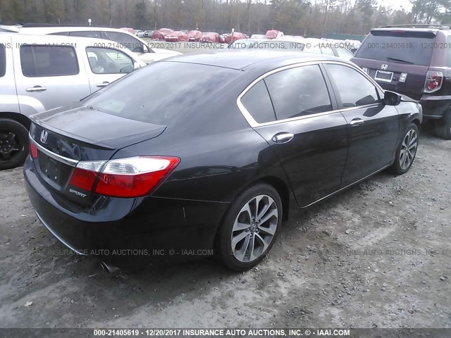 1HGCR2F59EA046494 - 2014 HONDA ACCORD SPORT Қара фото 4