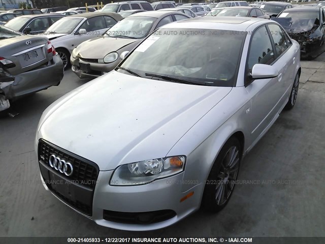 WAUEH78E77A174690 - 2007 AUDI A4 S-LINE 3.2 QUATTRO SILVER photo 2