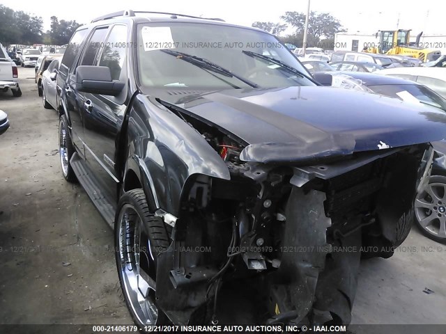 1FMFU15568LA20221 - 2008 FORD EXPEDITION XLT BLACK photo 1