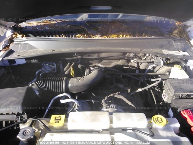 1C4PJLAK1CW113437 - 2012 JEEP LIBERTY SPORT თეთრი ფოტო 10