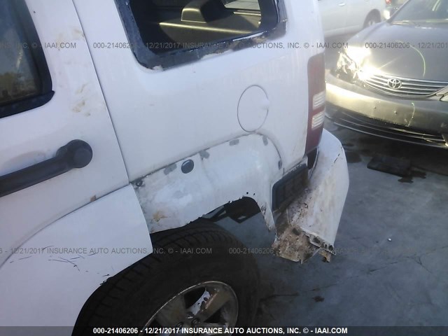 1C4PJLAK1CW113437 - 2012 JEEP LIBERTY SPORT თეთრი ფოტო 6