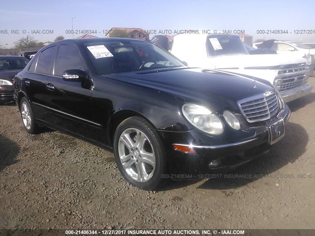 WDBUF70J25A747973 - 2005 MERCEDES-BENZ E 500 BLACK photo 1