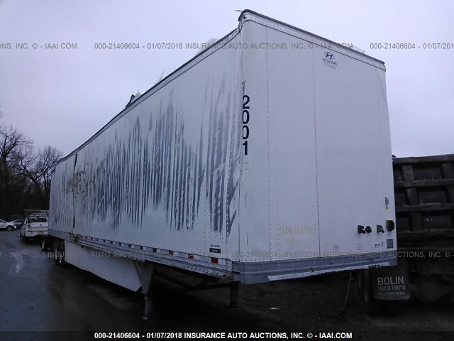 3H3V532C2HT418027 - 2017 HYUNDAI STEEL INDUSTRIES DRY VAN  WHITE photo 1