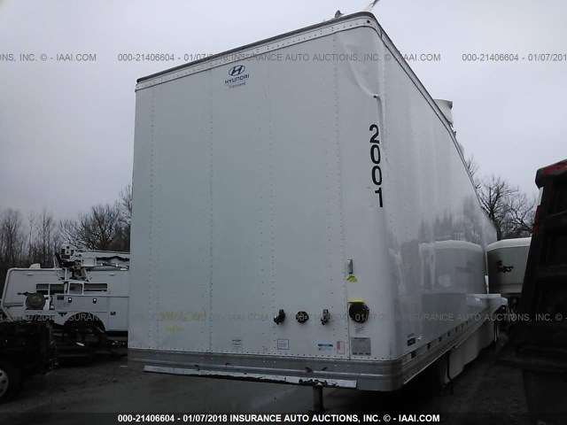 3H3V532C2HT418027 - 2017 HYUNDAI STEEL INDUSTRIES DRY VAN  WHITE photo 2