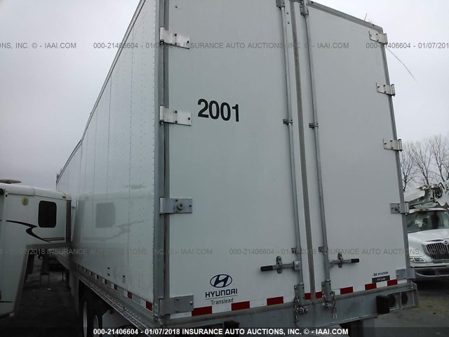 3H3V532C2HT418027 - 2017 HYUNDAI STEEL INDUSTRIES DRY VAN  WHITE photo 3