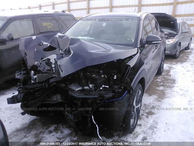 KM8J3CA2XHU368490 - 2017 HYUNDAI TUCSON LIMITED/SPORT AND ECO/SE BLACK photo 2