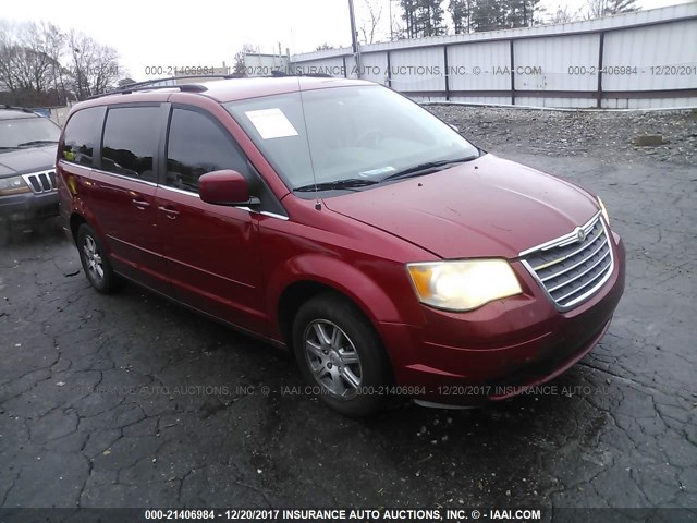 2A8HR54P48R103963 - 2008 CHRYSLER TOWN & COUNTRY TOURING BURGUNDY photo 1