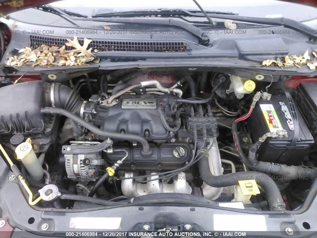 2A8HR54P48R103963 - 2008 CHRYSLER TOWN & COUNTRY TOURING BURGUNDY photo 10