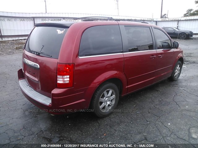 2A8HR54P48R103963 - 2008 CHRYSLER TOWN & COUNTRY TOURING BURGUNDY photo 4