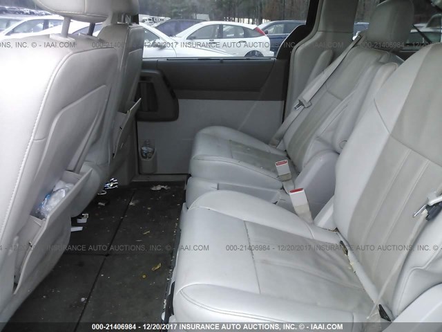 2A8HR54P48R103963 - 2008 CHRYSLER TOWN & COUNTRY TOURING BURGUNDY photo 8