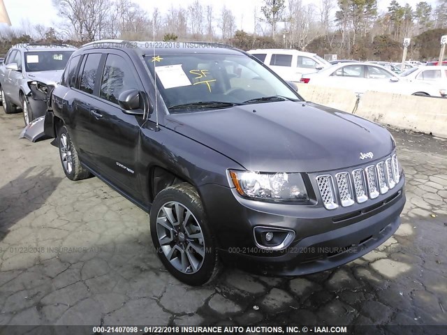 1C4NJCCB7FD264545 - 2015 JEEP COMPASS LIMITED GRAY photo 1