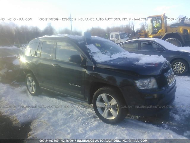 1J4NT1FB8BD162153 - 2011 JEEP COMPASS SPORT BLACK photo 1