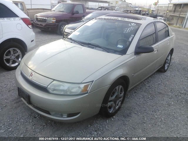 1G8AK54F14Z129273 - 2004 SATURN ION LEVEL 3 TAN photo 2