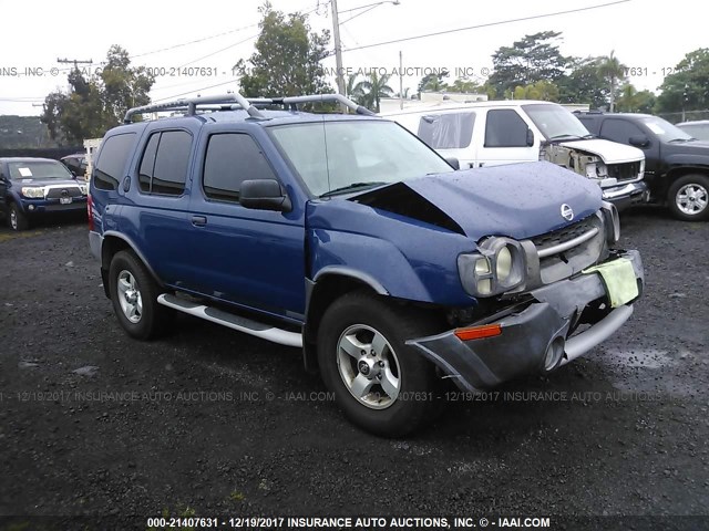 5N1ED28T24C655426 - 2004 NISSAN XTERRA XE/SE BLUE photo 1