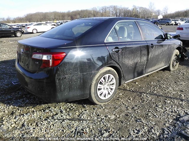 4T1BF1FK4EU422645 - 2014 TOYOTA CAMRY L/SE/LE/XLE 黑色 照片 4