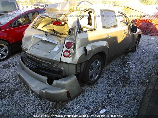 3GNDA13D06S513700 - 2006 CHEVROLET HHR LS 金色 照片 4