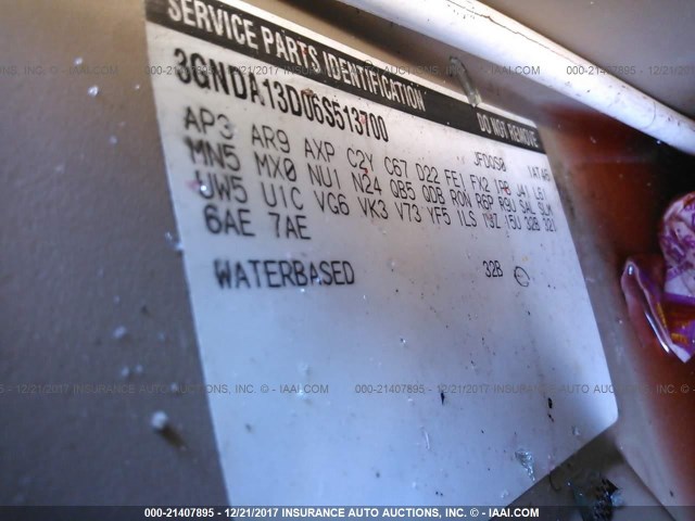 3GNDA13D06S513700 - 2006 CHEVROLET HHR LS 金色 照片 9