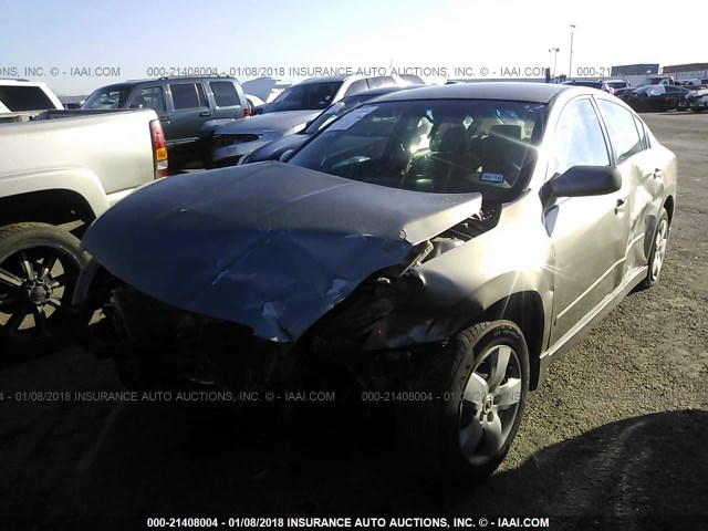 1N4AL21E28C200668 - 2008 NISSAN ALTIMA 2.5/2.5S TAN photo 2