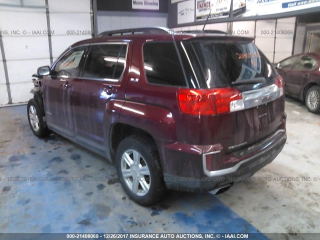 2GKFLTEK5G6174083 - 2016 GMC TERRAIN SLE MAROON photo 3