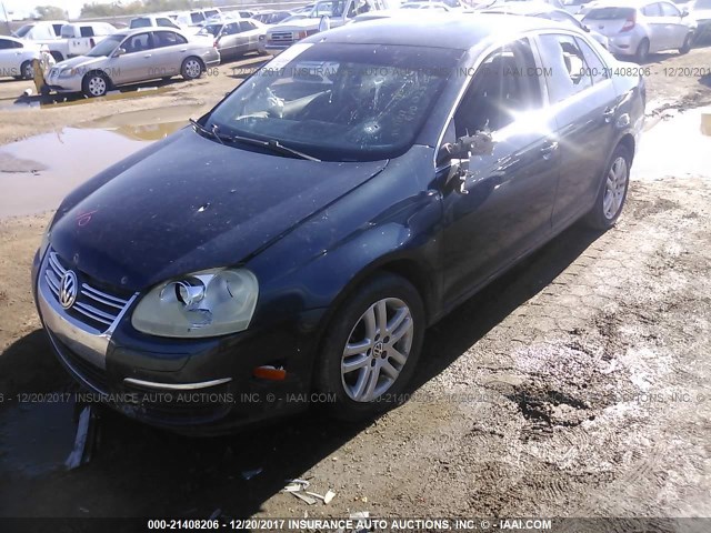 3VWRF71K97M023859 - 2007 VOLKSWAGEN JETTA 2.5 OPTION PACKAGE 1 BLUE photo 2