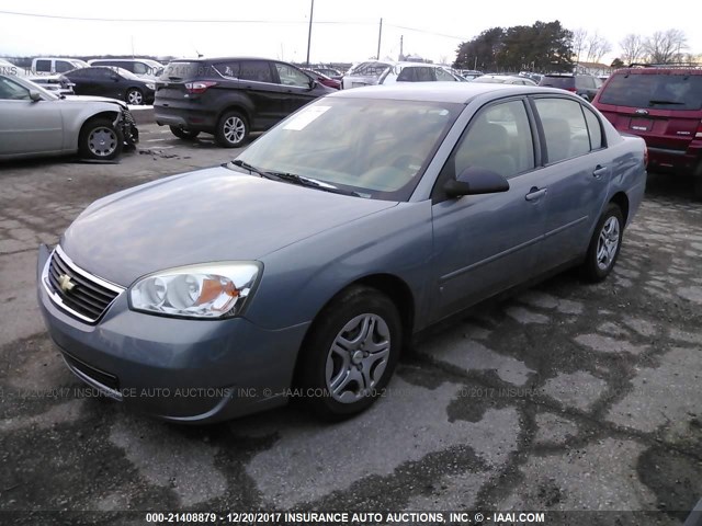 1G1ZS58F27F186647 - 2007 CHEVROLET MALIBU LS 蓝色 照片 2