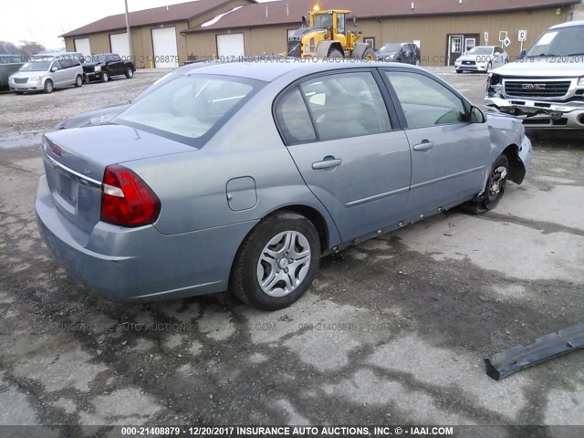 1G1ZS58F27F186647 - 2007 CHEVROLET MALIBU LS 蓝色 照片 4