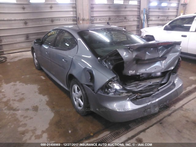 2G2WP552X71176182 - 2007 PONTIAC GRAND PRIX GRAY photo 3