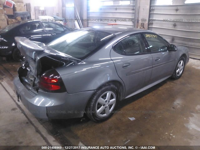 2G2WP552X71176182 - 2007 PONTIAC GRAND PRIX GRAY photo 4
