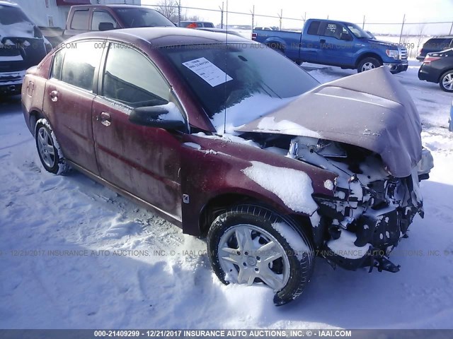 1G8AJ55F37Z122170 - 2007 SATURN ION LEVEL 2 Tünd qırmızı foto 1