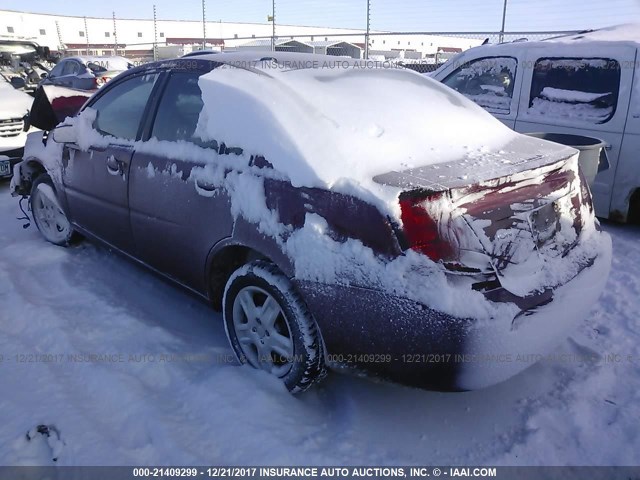 1G8AJ55F37Z122170 - 2007 SATURN ION LEVEL 2 Tünd qırmızı foto 3