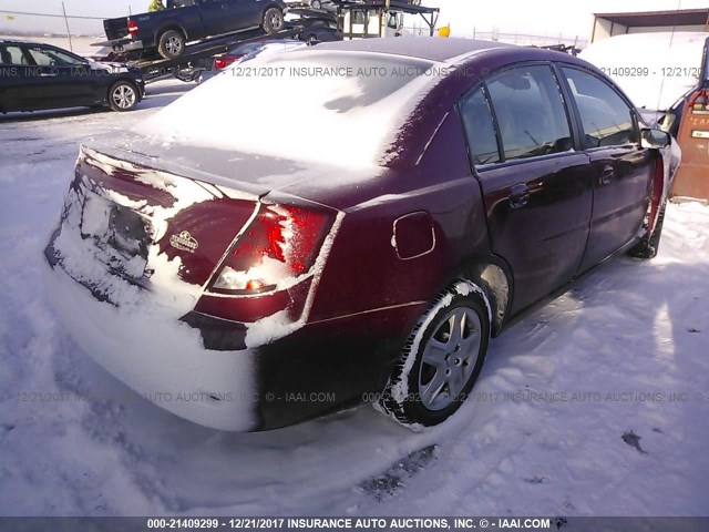 1G8AJ55F37Z122170 - 2007 SATURN ION LEVEL 2 Tünd qırmızı foto 4