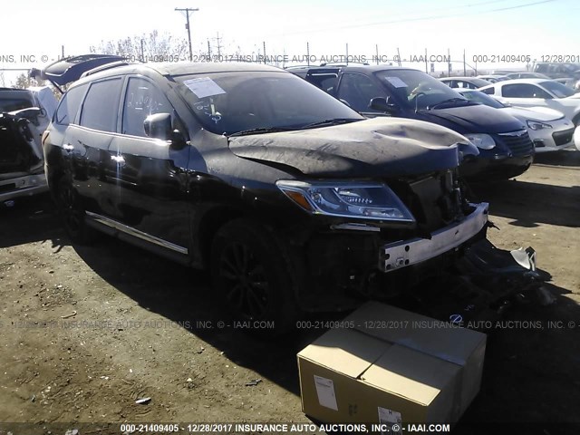 5N1AR2MM4DC637119 - 2013 NISSAN PATHFINDER S/SV/SL/PLATINUM BLACK photo 1