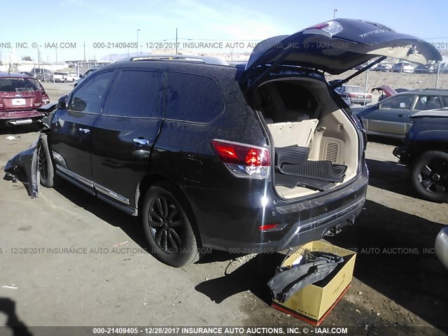 5N1AR2MM4DC637119 - 2013 NISSAN PATHFINDER S/SV/SL/PLATINUM 黑色 照片 3