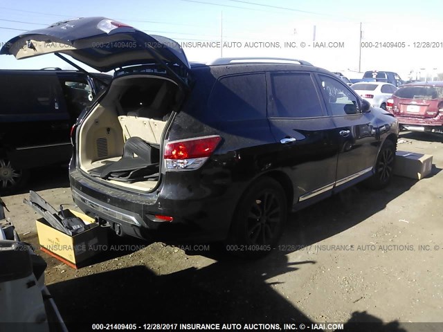5N1AR2MM4DC637119 - 2013 NISSAN PATHFINDER S/SV/SL/PLATINUM 黑色 照片 4