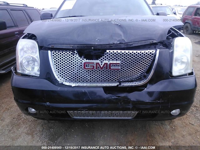 1GKFK66877J259016 - 2007 GMC YUKON XL DENALI BLACK photo 6