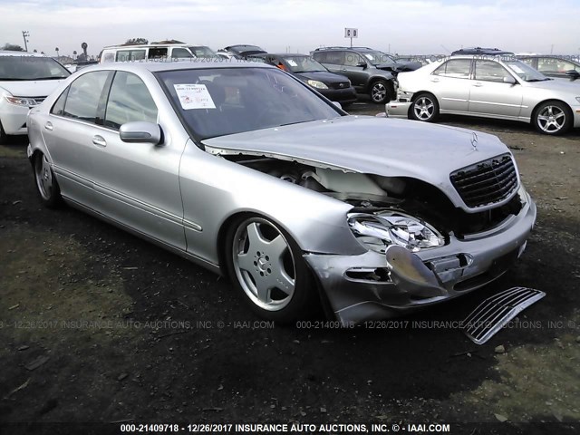 WDBNG70J12A238129 - 2002 MERCEDES-BENZ S 430 SILVER photo 1