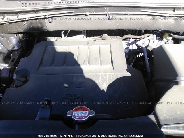 5TDJKRFH2GS337289 - 2016 TOYOTA HIGHLANDER XLE შავი ფოტო 10