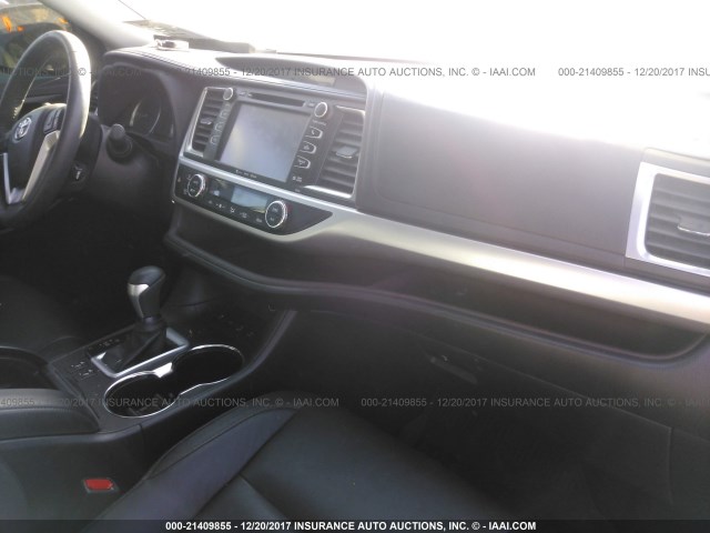 5TDJKRFH2GS337289 - 2016 TOYOTA HIGHLANDER XLE შავი ფოტო 5