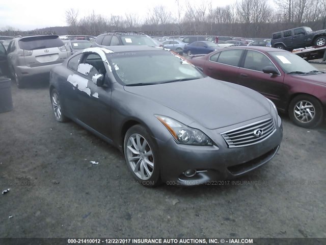 JN1CV6EL0BM260997 - 2011 INFINITI G37 GRAY photo 1