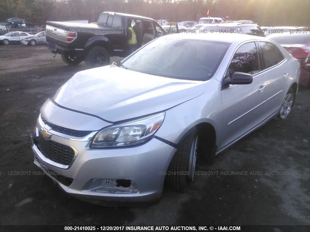 1G11B5SL0FF193462 - 2015 CHEVROLET MALIBU LS 银色 照片 2
