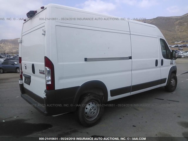 3C6TRVDG6HE530782 - 2017 RAM PROMASTER 2500 2500 HIGH WHITE photo 4